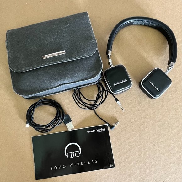 Harman Headphones Harman Kardon Soho Wireless Headphones Over Ear